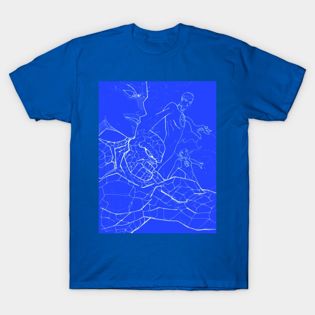 Fantastic Four empyre Blueprint T-Shirt by jorge_lebeau